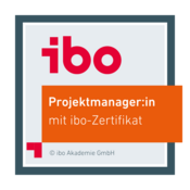 ibo Badge: Projektmanagement-Experte mit ibo-Zertifikat ibo Badge: Projektmanagement-Experte mit ibo-Zertifikat