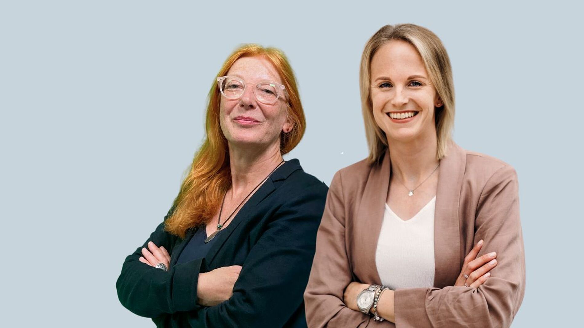 Die Hosts des ibo Podcast, Katja Bach und Nadine Paul