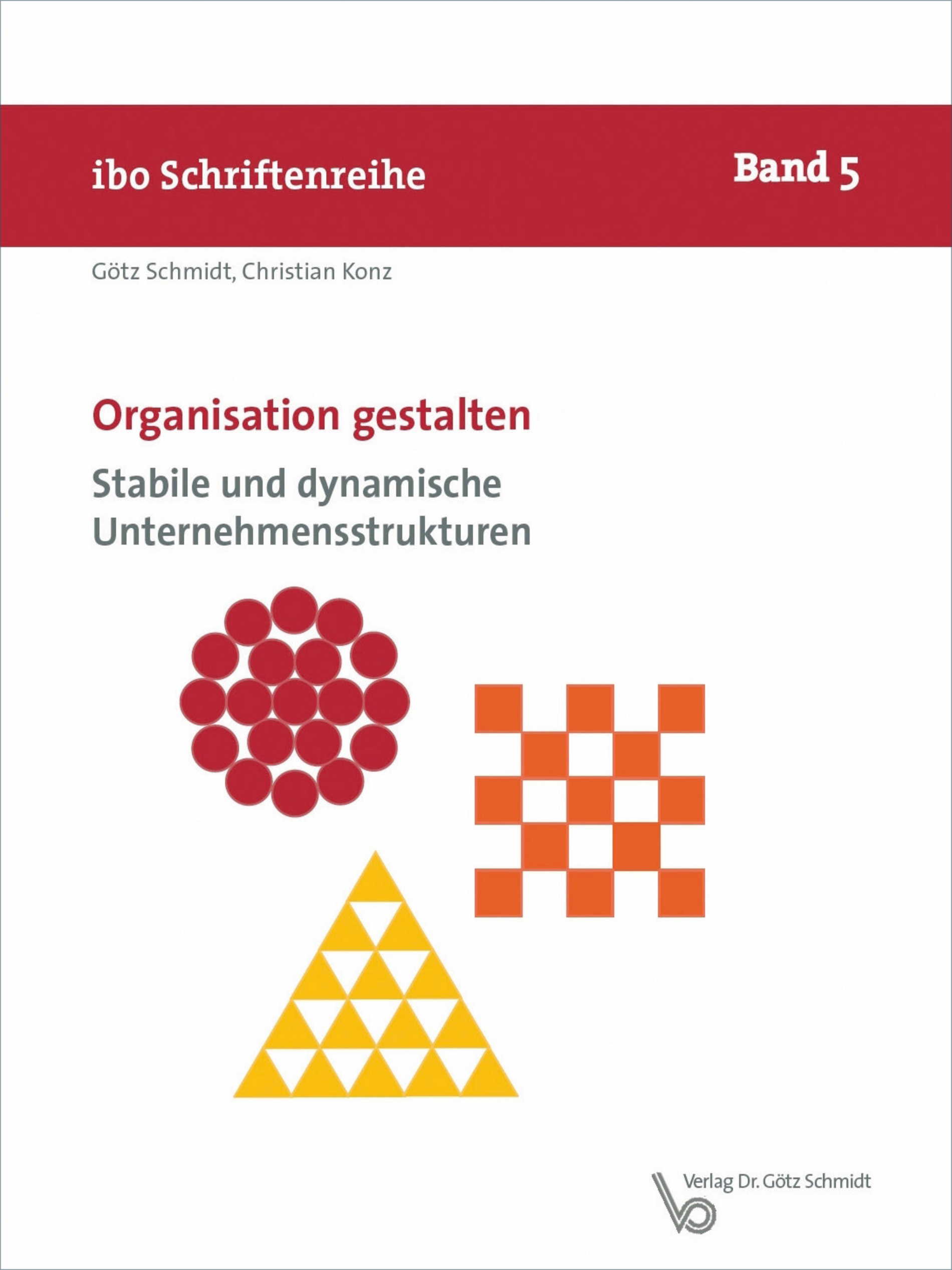 Cover Band 5 der ibo Schriftenreihe: Organisation gestalten